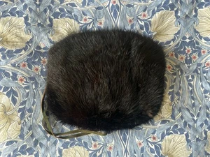 Genuine Vintage 1930s/1940s Mink Hand Warmer/Muff - Picture 1 of 3