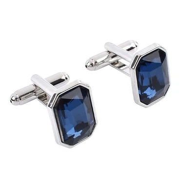 Модные мужские запонки 1 пара рубашки костюм запонки ювелирные изделия со стразами классический - Изображение 1 из 4