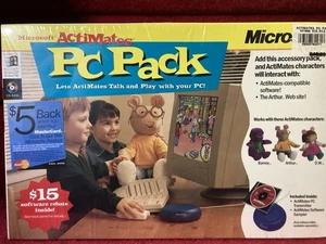 NEW Microsoft ACTIMATES PC PACK CD-ROM Windows 95 SEALED ARTHUR BARNEY - Picture 1 of 6