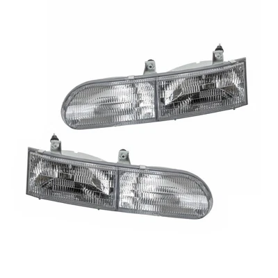 Para Ford Taurus 1992 1993 1994 1995 Faros del lado del conductor y del pasajero | Par Foto 1 de 4