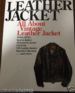 Chaqueta de cuero vintage colección de archivos de libros años 30-70 de colección Harley BUCO motocicleta - Imagen 1 de 11