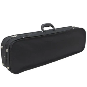 Koda 4/4 Size High Quality Light Weight Wooden Violin Case - BLACK - Picture 1 of 2