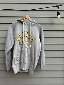Oregon Ducks Heather Grey Colosseum Athletics Hooded Pullover Sweatshirt Sz S - Picture 1 of 3