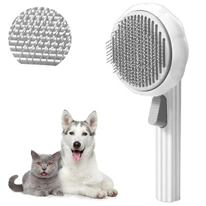 Haustierpflege Bürste, Selbstreinigend, für Katze, Hunde mit Kurzhaar, Langhaar - Bild 1 von 6