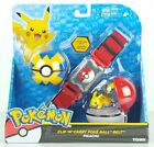 Pokemon Clip 'N' Carry Poke Ball And Quick Ball Belt - Pikachu Tomy Kids 4+ Gift