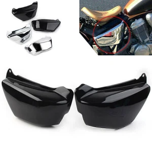 Par de cubiertas de carenado lateral de batería negras para Honda Magna VF 750 VF750C 1994-2004 CT - Imagen 1 de 12