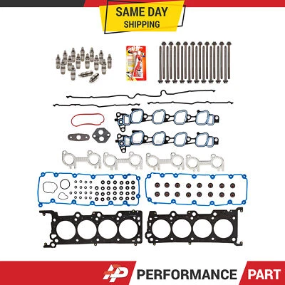 Juego de juntas de cabeza de elevadores de pernos para 04-08 Ford E150 E250 E350 E450 Super Duty 5.4 Foto 1 de 4