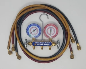 Yellow Jacket Test And Charge Manifold 2016 Date Code - Picture 1 of 12