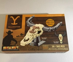 Juego de ladrillos Yellowstone One Steer Skull 563 piezas Brickcraft 2023 Paramount nuevo - Imagen 1 de 3