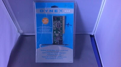 Dynex 10/100 Mbps PCI Network Card DX-E402 Realtek  32 Bit New - Image 1 of 4