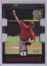 2008 TRISTAR Tyler Chatwood Angels Prospects Plus PROminent Die Cut Green /50