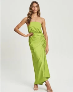 Chancery Womens Clapton Dress Citrus Green Cocktail Party Size 12 - Picture 1 of 13