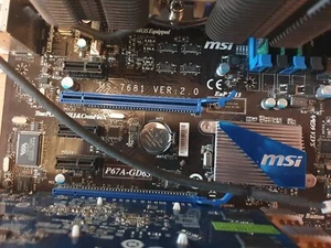 PC Bundle # MSI MS-7681 Ver. 2.0 Mainboard # P67A-GD65 # Intel P67 # Sockel 1155 - Bild 1 von 24