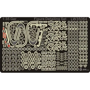 1/35 German WWII Figure Detailing Set LW35064 Metal Etched Sheet - Picture 1 of 3