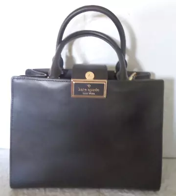 NWT Kate Spade - Black - Reegan Smooth Leather  Satchel KB707 - Image 1 of 4