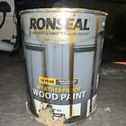 Ronseal 10 Year Weatherproof Wood Paint 750ml White Gloss 2in1 No Primer Needed