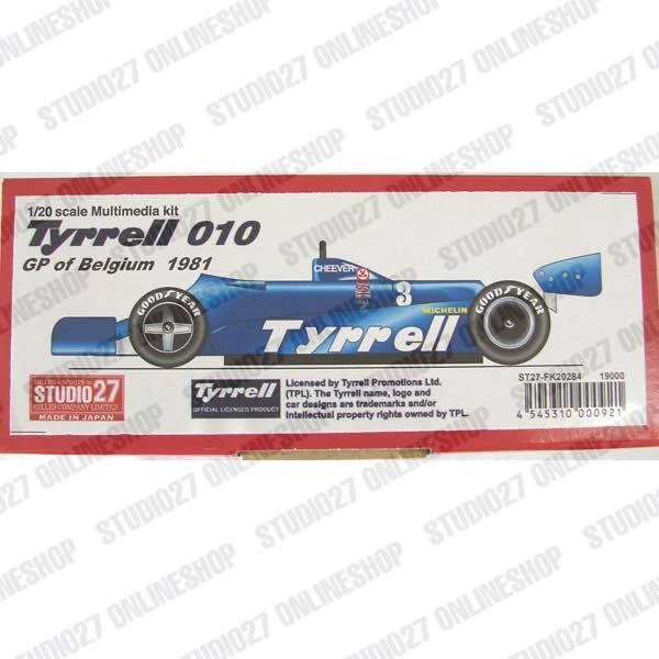 Studio27 1/20 010 GP of Belgium 1981 [Multi Material Kit] - Image 1 of 1