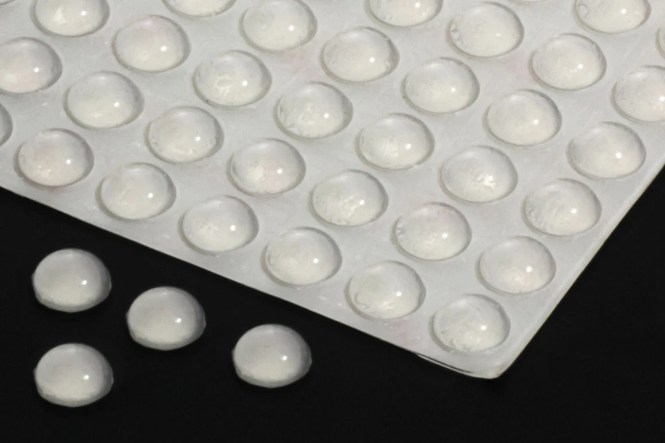 Gummifüße transparent ca. 2 mm x ca. 6 mm selbstklebend 8012 Gerätefüße - Bild 1 von 1