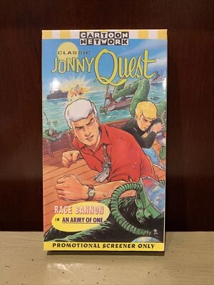NEW Jonny Quest Race Bannon Army of One VHS Cartoon Network 1996 RARE Promo - Image 1 of 4