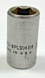 "Herramientas PLOMB 4712 - 3/8" Zócalo Poco Profundo 1/4"" Unidad 6 Puntos EE. UU. Acabado Guerra" - Imagen 1 de 13