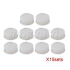 150pcs Round Silicone Flute Open Hole Plugs Soft Woodwind Accessories White