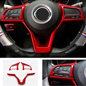 Steering Wheel Trim 3pcs ABS Red For Nissan Sentra 2020-2025 - Bild 1 von 9