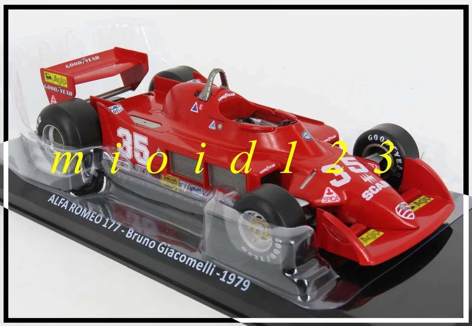 1979 - ALFA ROMEO 177 : Bruno GIACOMELLI - French GP - Die-cast F1 1/24 - Immagine 1 di 1