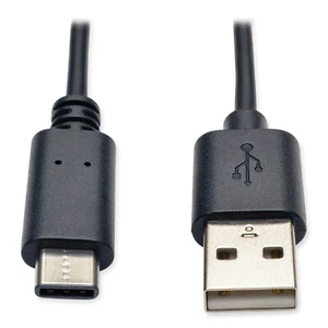 Tripp Lite USB 2.0 Gold Cable, USB Type-A Male to USB Type-C Male, 6 ft - Picture 1 of 2
