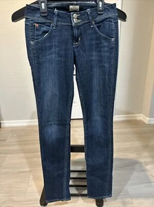 HUDSON Signature Flap Back Pockets Jeans Dark Wash Size 25 - Picture 1 of 6