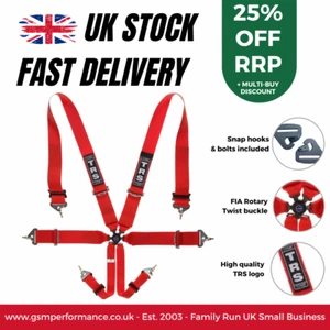 TRS Magnum 6 Point Motorsport Rally Race FIA Approved Clip In/Wrap 2025 Harness - Picture 1 of 6