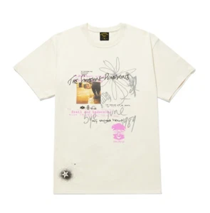 HUF X Smashing Pumpkins Bye June T-Shirt Bone Natural 2XL XXL NEW NWT - Picture 1 of 10