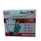 Buy 500 Get 100 Free Gluco Spot Blood Glucose 500+100=600 Test Strip Free Ship