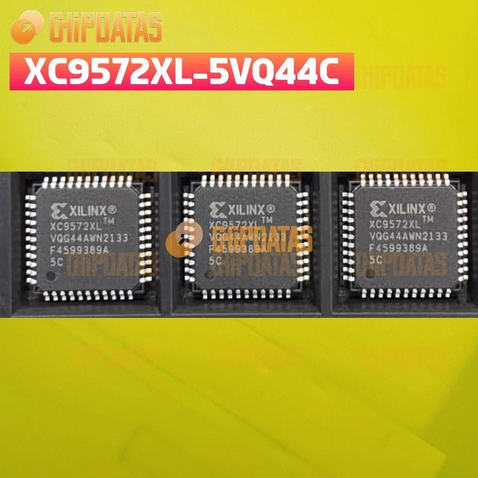 1PCS XILINX XC9572XL-5VQ44C QFP44 High-Performance CPLD - Image 1 of 1