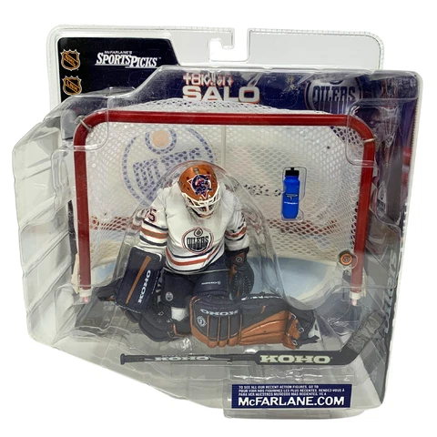Mcfarlane NHL Tommy Salo Edmonton Oilers Chase White Jersey Series 2 Figure Cover