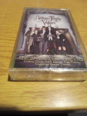 THE ADDAMS FAMILY Rap MOVIE Soundtrack Cassette Tape 1991 R KELLY HTOWN TAG TEAM - Image 1 of 4