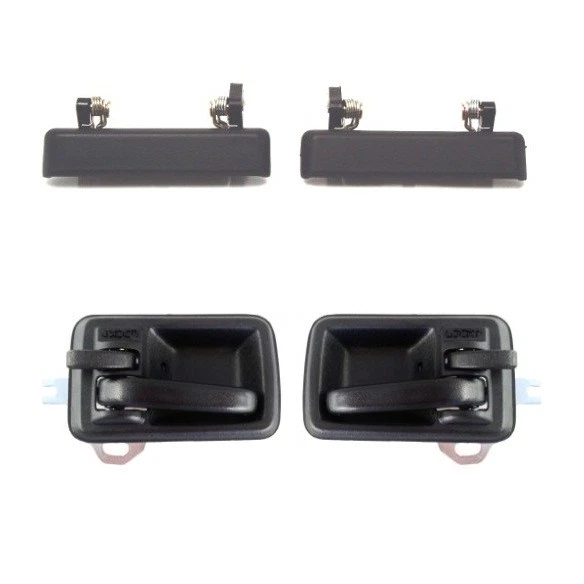 4 шт. НАБОР внешних и внутренних внешних дверных ручек для Suzuki Samurai 1980–1993 годов выпуска - Изображение 1 из 1