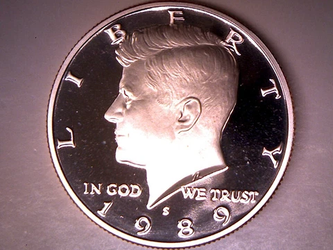 1989 S **PROOF** KENNEDY HALF DOLLAR **FREE SHIPPING** Cover