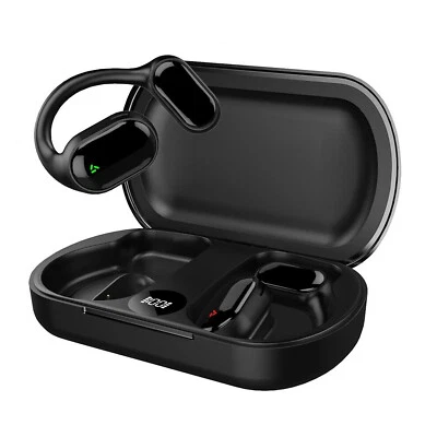Bone Conduction Headphones Bluetooth 5.3 Wireless Open-Ear Earbuds Sport Headset - Image 1 of 4