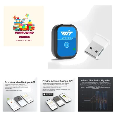 Bluetooth 5.0 Accelerometer+Inclinometer] High-Precision 9-axis Gyroscope+Ang... - Image 1 of 4