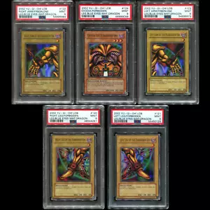 Original YuGiOh 2002 Exodia Complete Full Set LOB 120-124 Ultra Rare PSA 9 MINT - Picture 1 of 11