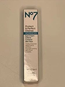 Boots No 7 No7 Protect & and Perfect Intense ADVANCED Eye Cream 0.5oz - Picture 1 of 1