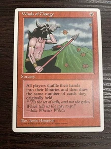 Magic The Gathering Winds of Change cuarta edición regular raro - Imagen 1 de 5