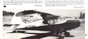 Aeronca Sedan Super Knocker Slow Load-Toting Flying Aircraft Vtg Mag Excerpt - Picture 1 of 1
