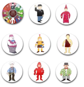 1" 25mm KNOPFABZEICHEN x9 MR BEN - Bild 1 von 1