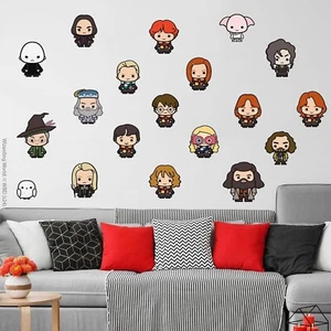 Harry Potter Wall Sticker – 19 Character Charm Wall Decal Set Wizarding World - Picture 1 of 8