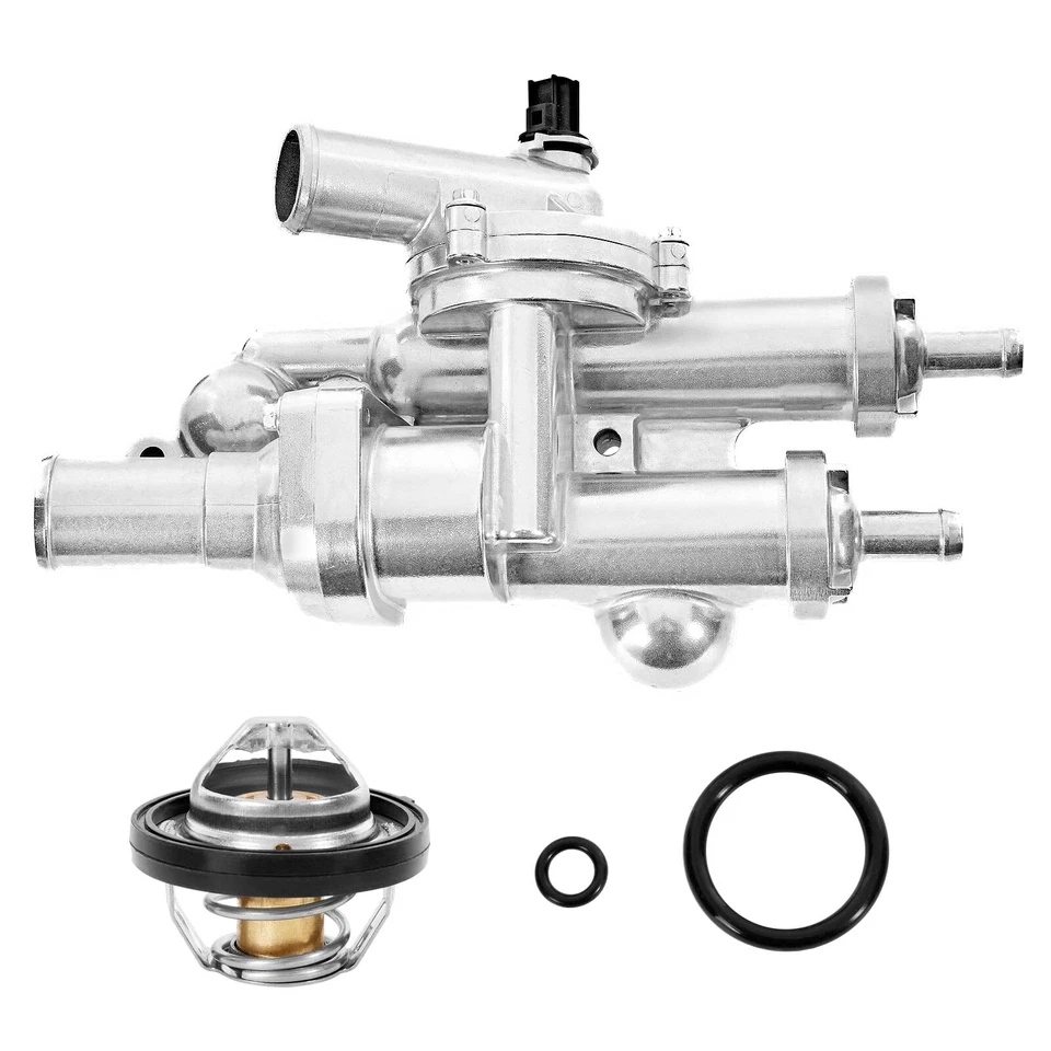 Aluminum Thermostat Housing Assembly for 07-12 Dodge Caliber 07-17 Jeep Compass - Изображение 1 из 4
