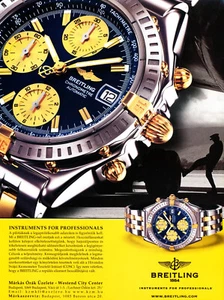 BREITLING WATCH MAGAZINE promo ad #23 ORIGINAL "NOT A WATCH" FOREIGN - Picture 1 of 2