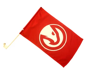 Authentic 2015 NBA Playoff Atlanta Hawks Car Flag - Picture 1 of 4