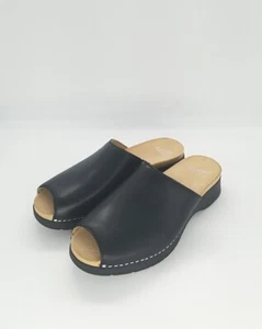 8828 Dansko Womens Ravyn Nappa Black Slip On Flat Size 39 EU 8.5-9US - Picture 1 of 9