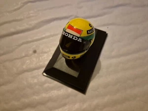 MINICHAMPS 1/8 MCLAREN HONDA 1988 WORLD CHAMPION AYRTON SENNA FORMULA 1 HELMET - Picture 1 of 8